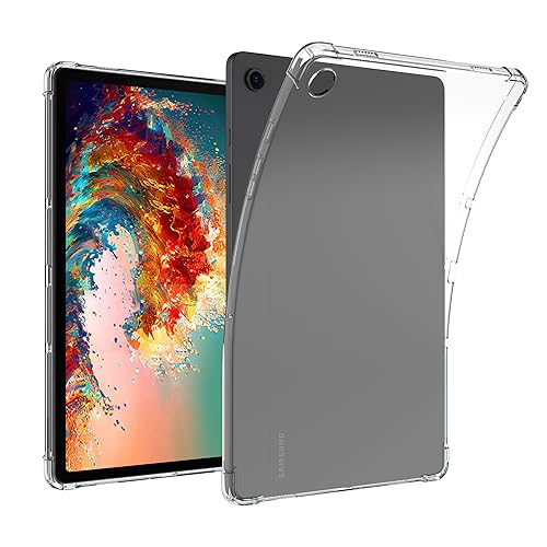 Asgens Transparente Hülle für Samsung Galaxy Tab A9 8,7 Zoll 2023 (SM-X110/X115/X117), Schlanke Leichte Weiche TPU Silikon Schutzhülle für Samsung Galaxy Tab A9 8,7 Zoll 2023 von Asgens