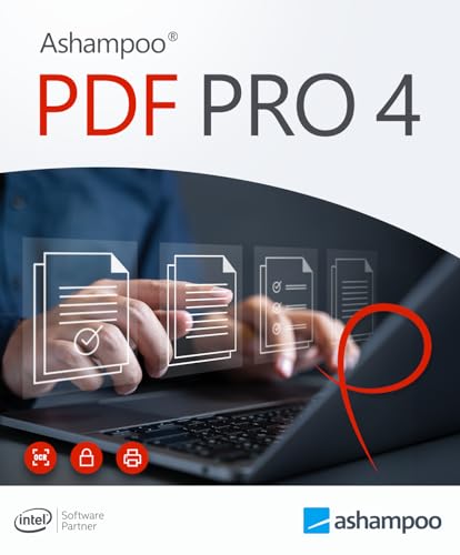 Ashampoo PDF Pro 4 - PDFs bearbeiten, konvertieren, zusammenfügen und erstellen | 1 Gerät | 1 Benutzer | PC Aktivierungscode per Email von Ashampoo