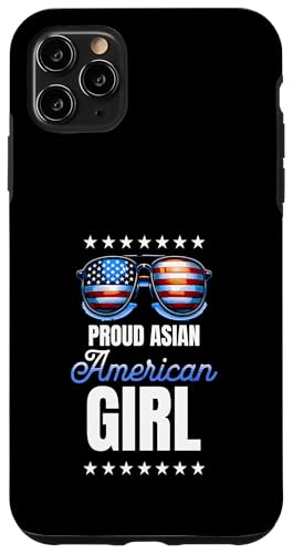 Stolze asiatische amerikanische Mädchen USA Sonnenbrille Familie Matching Hülle für iPhone 11 Pro Max von Asian American Pacific Islander Month AAPI Gifts