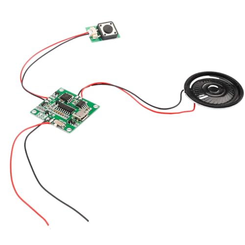 Asinfter Micro-USB 8M Sound Voice Audio Musik Aufnahmegerät Board Chip Programmierbares Musikmodul Grußkarte DIY Werkzeuge von Asinfter