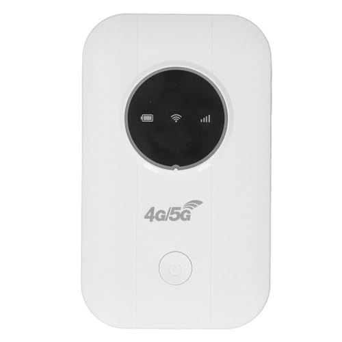 4G LTE Mobile Hotspot, 300 Mbit/s Mobiler High-Speed-WLAN-Hotspot-Router mit SIM-Kartensteckplatz, Kabelloses Tragbares WLAN für Home-Office-Reisen, Pocket-WLAN von Asixxsix