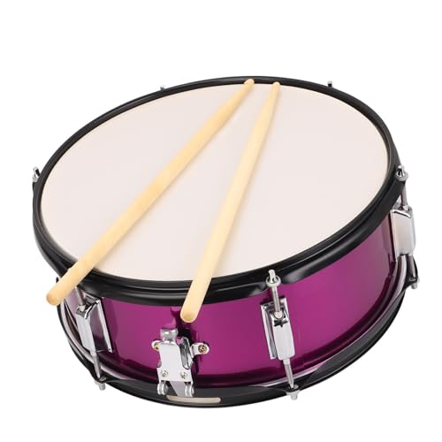 56,3-Zoll-Snare-Drum, Musikinstrument, Marschtrommel-Spielzeug, Snare-Drähte, Snare-Drum-Set mit Drumsticks, Schultergurt, Snare-Drum-Kit, Geeignet für Profi-Schlagzeuger von Asixxsix