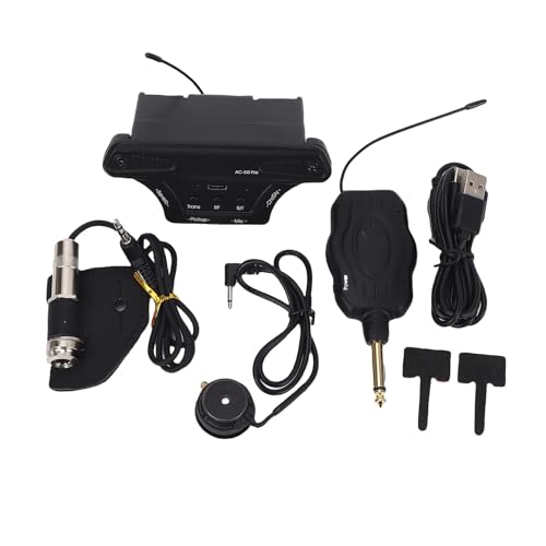 Akustikgitarren -Tonabnehmer, Akustik -Soundhole -Tonabnehmer mit Bluetooth -Mikrofon, Typ C Lading Port Gitarre Aktive Vibration Pickup, Advanced Sound DSP -Effekte Akustikgitarren -Tonabnehmer, Akustik -Soundhole -Tonabnehmer mit Bluetooth -Mikrofon, Typ C Lading Port Gitarre Aktive Vibration Pickup, Advanced Sound DSP -Effekte von Asixxsix