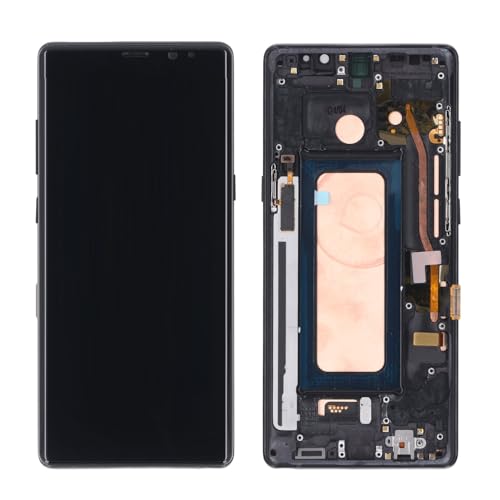 Asixxsix LCD-Display, Touchscreen-Digitizer-Baugruppe, Note8 Bildschirm-Ersatz für Note8 SM-N9500 ​​SM-N950F DS W U mit Rahmen-Toolkits, N950U N950F von Asixxsix