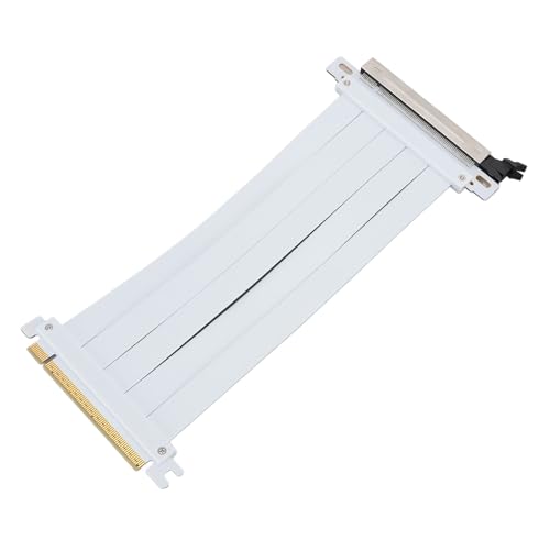 Asixxsix PCIE 5.0-Riser-Kabel, 128 Gbit/s, Flexibler Hochgeschwindigkeits-GPU-Verlängerungs-Riser-Kabel-Adapter, Kompatibel mit 4.0 3.0 2.0 1.0, Zukunftssicher für Vertikale GPU-Montage von Asixxsix