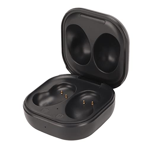 Kabellose Ladehülle, 600 MAh Open-Ear-Kopfhörer-Ladehülle, Schwarze USB-Reise-Ladehülle mit Anzeige und 3,3 Fuß Typ-C-Ladekabel für Galaxy Buds Live SM R180 von Asixxsix