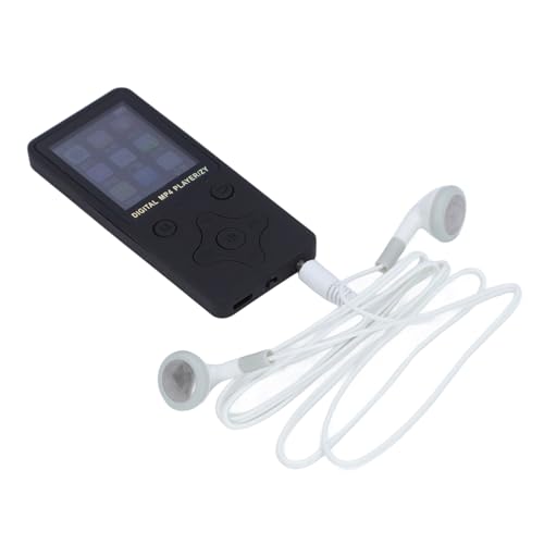 MP3-Player, Tragbarer Verlustfreier Sound-HiFi-Musik-Player mit Kopfhörer und 64 GB Speicherkarte, 1,8-Zoll-LCD-Bildschirm, MP3-MP4-Player für Studenten, Sport, Laufen, 180 MAh von Asixxsix