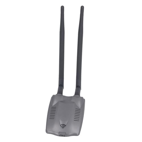 USB-WLAN-Adapter, RTL8192FU-Chipsatz, 2,4 GHz, 300 Mbit/s, Dualband-Wireless-Netzwerkkarte mit Externen Antennen, Kompatibel mit und OS für Desktop, IPC, NVR von Asixxsix