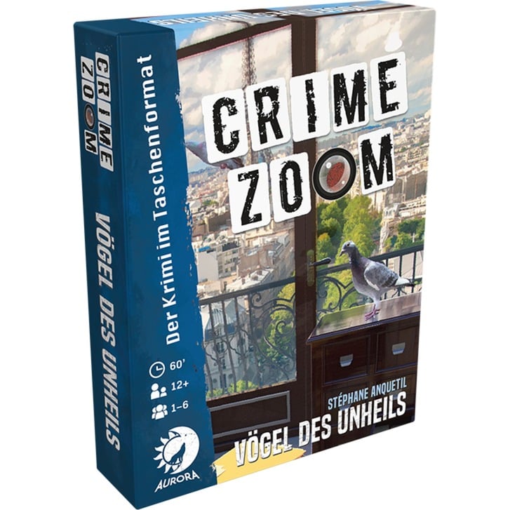 Crime Zoom Fall 2: Vögel des Unheils, Kartenspiel von Asmodee