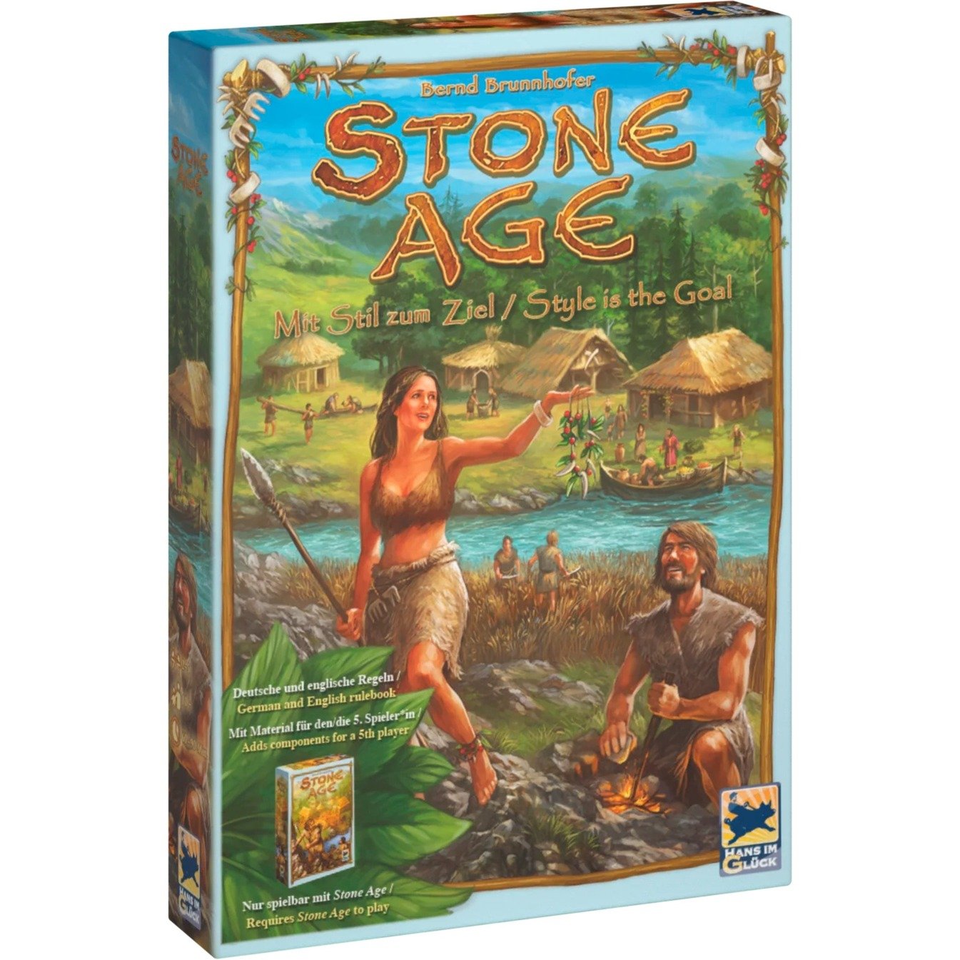 Stone Age- Mit Stil zum Ziel, Brettspiel von Asmodee