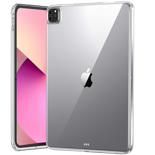 iPad Pro 12.9'' 2020 Transparente Hülle, Dünnes Schlank Silikon Sanft TPU Stoßfest Tablette Computer Hülle Für Apple iPad Pro 12.9 Zoll 2018/2020/2021/2022 von Aspack