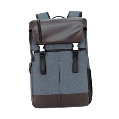 AsrMyjcx Kamera-Rucksack, lässiger Tagesrucksack mit Laptop-Fächern, Zubehöraufbewahrung, Kameratasche, DSLR-SLR-Tasche für Kletter- und Rucksackreisen, Tiefgrau von AsrMyjcx