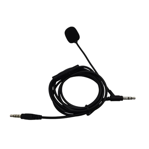 AsrMyjcx Mikrofonkabel Volumensteuerung 3,5 mm Jack Gaming 120 cm 150 cm Audiokabeladapter für Laptop -PC -Spielsteuerungstablette, 1.5 Mio von AsrMyjcx