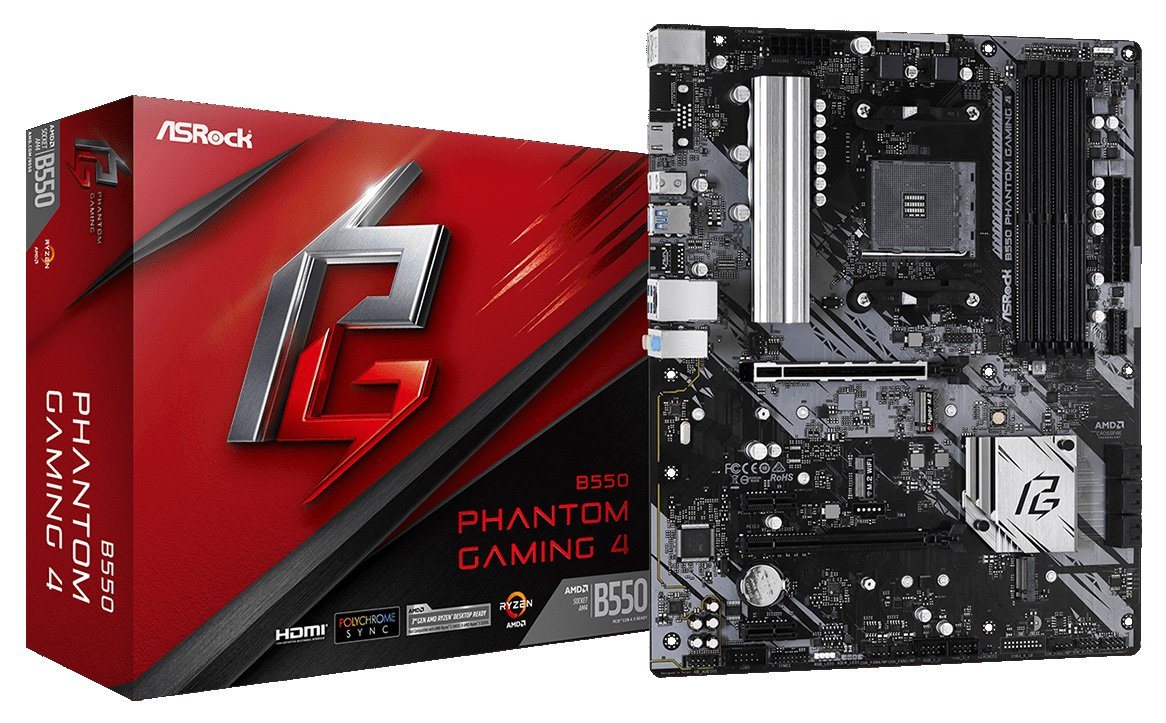 Asrock B550 Phantom Gaming 4 Mainboard von Asrock