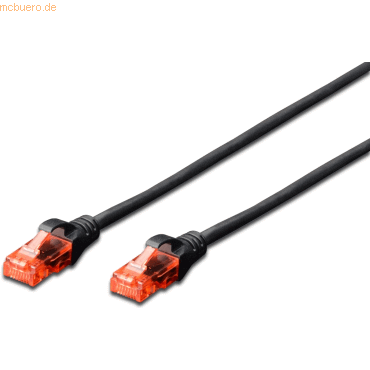 Assmann DIGITUS CAT 6, U-UTP Patchk. PVC AWG 26/7, 0,5 m, SW Assmann DIGITUS CAT 6, U-UTP Patchk. PVC AWG 26/7, 0,5 m, SW von Assmann