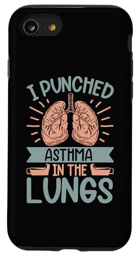 Hülle für iPhone SE (2020) / 7 / 8 Lustiger Asthma-Inhalator für Allergiker von Asthma Awareness Funny Breathing Joke