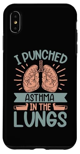 Hülle für iPhone XS Max Lustiger Asthma-Inhalator für Allergiker von Asthma Awareness Funny Breathing Joke