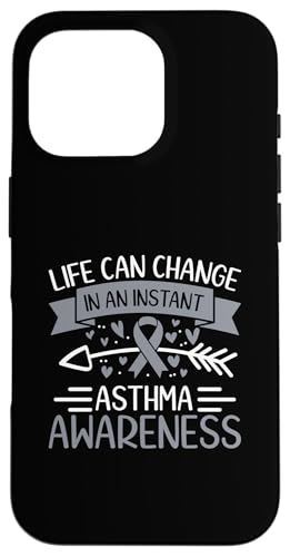 Hülle für iPhone 16 Pro Sarkastisches Asthma Inhalator Atemallergie von Asthma Awareness Month Support