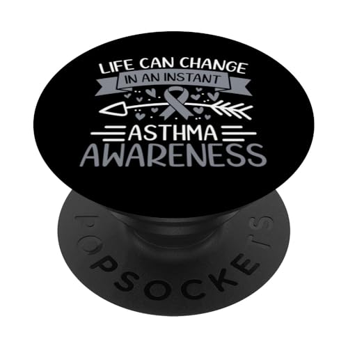 Sarkastisches Asthma Inhalator Atemallergie PopSockets Klebender PopGrip von Asthma Awareness Month Support