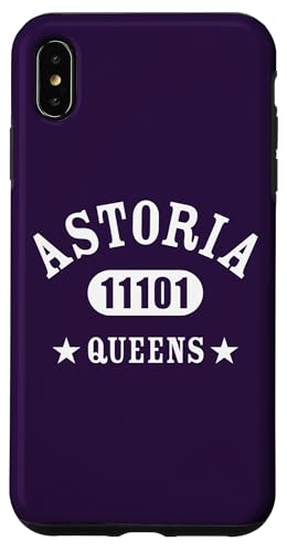 Hülle für iPhone XS Max ASTORIA Queens NY 11101 Klassisches athletisches Design von Astoria Queens New York 11101 Athletic Design