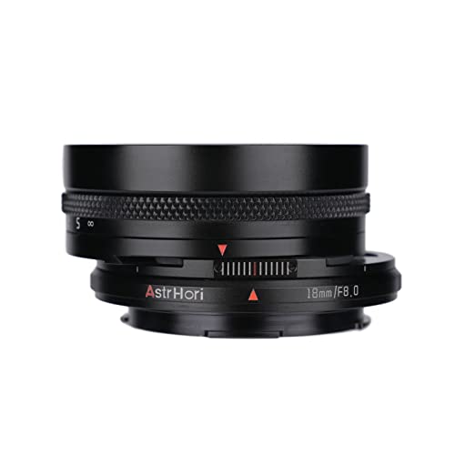 AstrHori 18 mm F8 Vollformat Weitwinkelobjektiv und Shift Objektiv Manuelles Architektur Landschaftsobjektiv für Canon RF Mount Mirrorless Kameras EOS RP,EOS R5,EOS R6,EOS R3,EOS R usw. von AstrHori