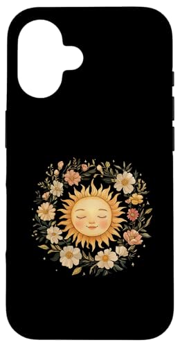 Himmelsblumensonne Hülle für iPhone 16 von Astrology Enthusiasts Lunar Moon Phases Apparel