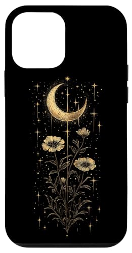 Mystic Astral Celestial Mondblume Mond Hülle für iPhone 12 mini von Astrology Enthusiasts Lunar Moon Phases Apparel