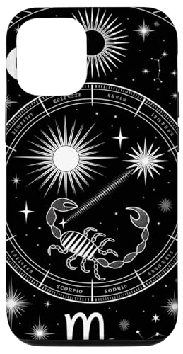 Hülle für iPhone 12/12 Pro Sternzeichen Himmlischer Skorpion Astrologie von Astrology Scorpio Phone Accessories