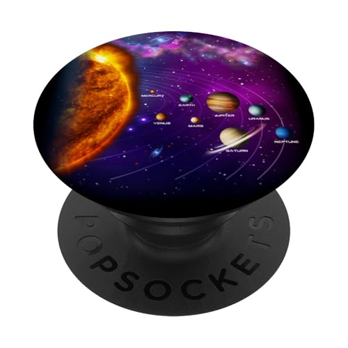 Sonnensystem Planeten Pädagogische MINT Weltraumwissenschaft PopSockets Klebender PopGrip von Astronomy Nerd Space Science Teacher Gift