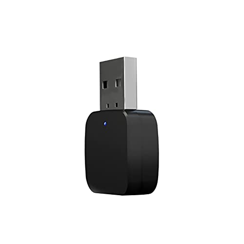 Asudaro Bluetooth Audio Empfänger Sender USB Bluetooth 5.0 Adapter Drahtloser Bluetooth Sender Empfänger 3,5 mm AUX Musik Audio Adapter Wireless Bluetooth Adapter für PC TV Auto,Schwarz von Asudaro
