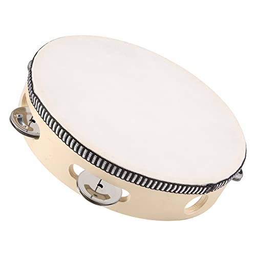 Asuinxurr Kinder 8-Tamburin Musical Tambourine Runde Percussion Geschenk fuer KTV von Asuinxurr