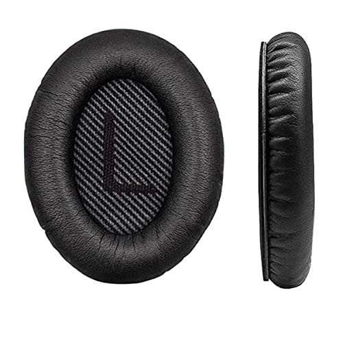 Asuinxurr -Ohrpolster für Quiet Comfort 35 (QC35) und 35 II (QC35 II) KopfhöRer (Schwarz) von Asuinxurr