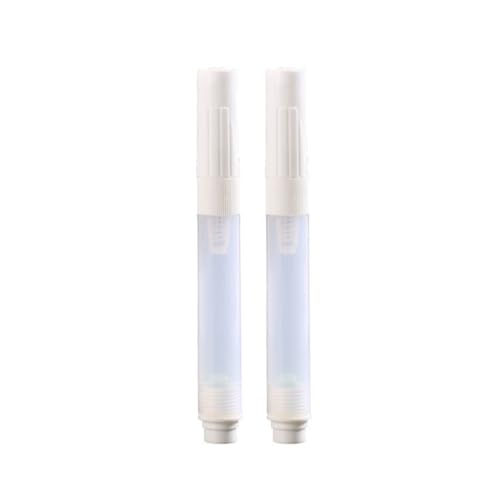 2 PCs/Set 5 Mm Gelb Runde Kopf Nachfüllbarer Farbe Leere Farbmarkierungen Füllbarer Farbstift Für Aquarellgesteinsmalereien von Asukohu