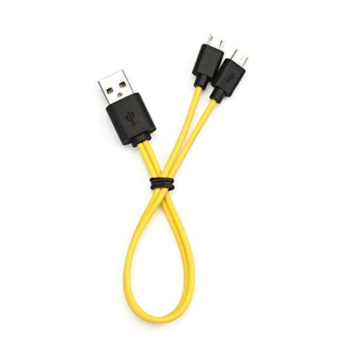 Asukohu 2-in-1-USB-auf-USB-Kabel, Ladekabel für 2 USB-Geräte von Asukohu