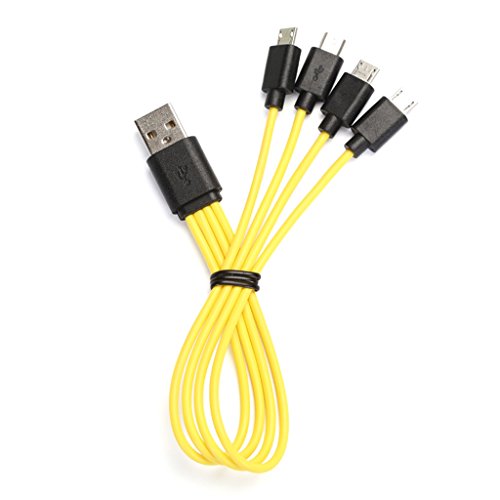 Asukohu 2-in-1-USB-auf-USB-Kabel, Ladekabel für 2 USB-Geräte von Asukohu