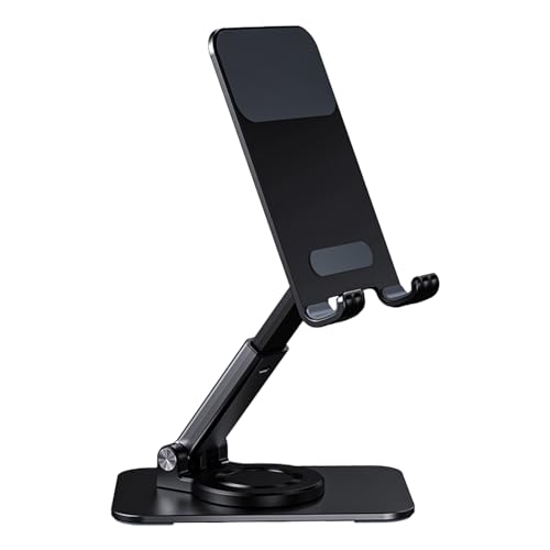 Asukohu Drehbarer Tisch-Tablet-Halter, verstellbar, faltbarer Handy-Ständer von Asukohu