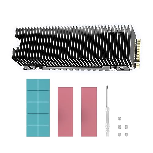 Asukohu Neueste M2 Kühlkörper SSD Kühler Für M.2 Kühlkörper Kühlung Thermal Pad Wärmeableitung Weste Für NVMe 2280 SSD Coo M.2 SSD Kühler Thermal Pads von Asukohu