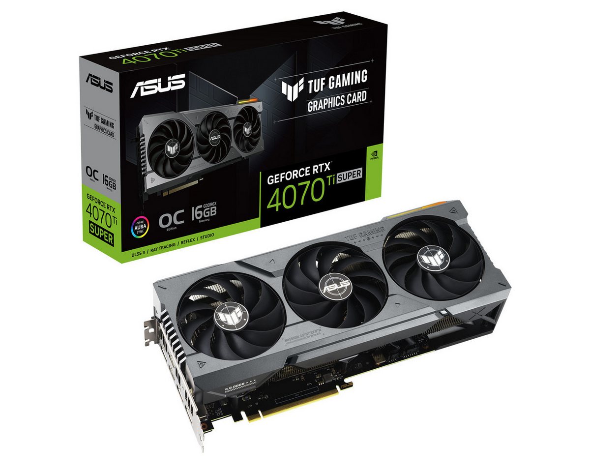 Asus ASUS TUF Gaming GeForce RTX 4070 Ti SUPER OC 16GB Grafikkarte von Asus