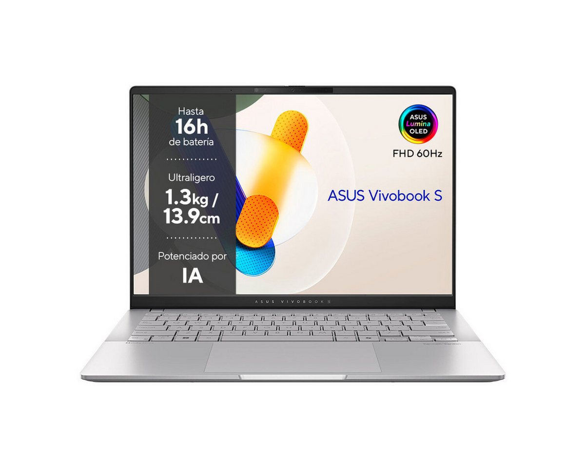 Asus Notebook (Laptop Asus VivoBook S 14 OLED M5406NA-QD082W 14" 16 GB RAM 512 GB) von Asus