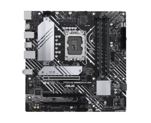 Asus PRIME B660M-A D4-CSM Mainboard Sockel (PC) Intel® 1700 Formfaktor (Details) Micro-ATX Mainboar von Asus