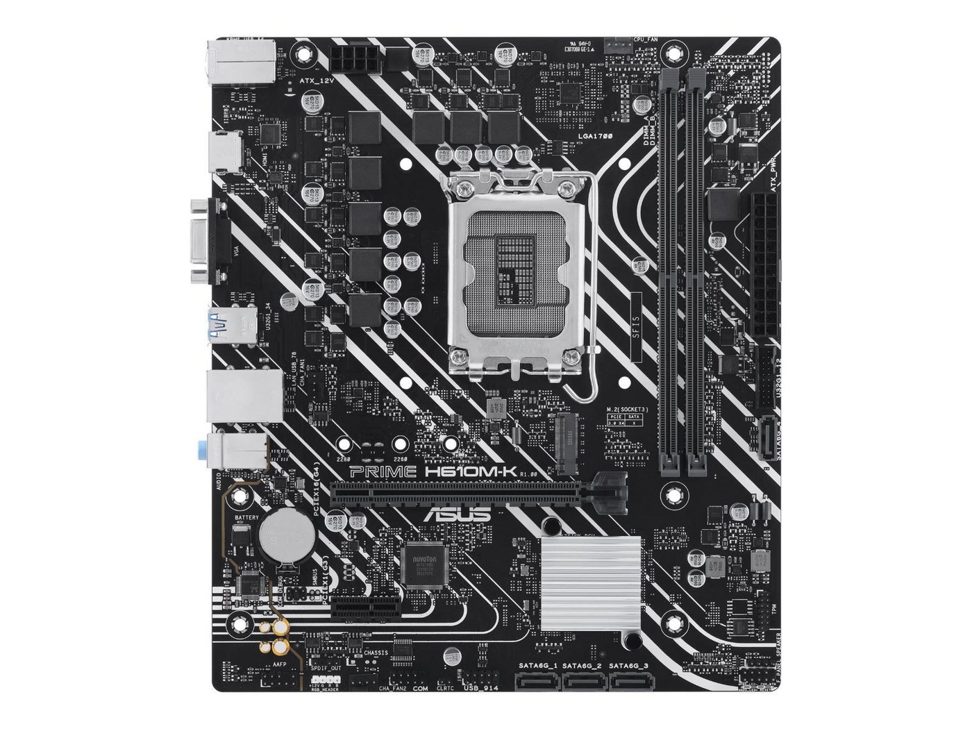 Asus PRIME H610M-K//LGA1700,H610,DDR5,U32 GEN 1,M.2,MB Mainboard von Asus