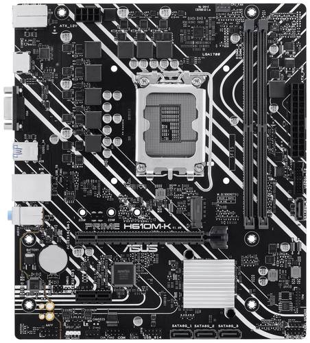 Asus PRIME H610M-K Mainboard Sockel (PC) Intel® 1700 Formfaktor (Details) Micro-ATX Mainboard-Chips von Asus