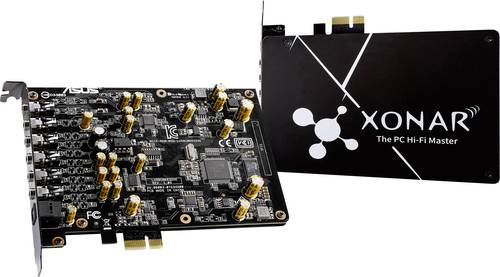 Asus Xonar AE 7.1 Soundkarte, Intern PCIe Digitalausgang, externe Kopfhöreranschlüsse von Asus
