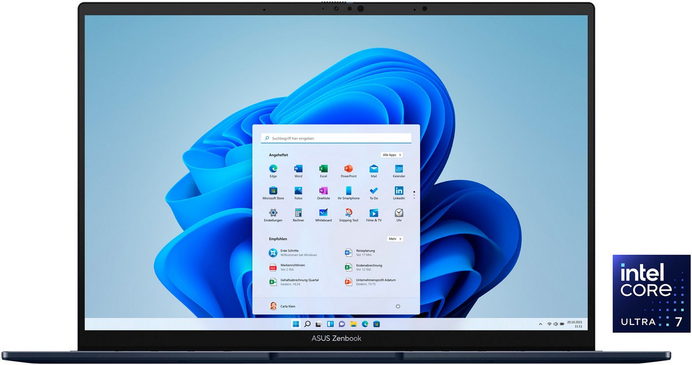 Asus Zenbook 14 OLED UX3405MA-QD940W Notebook (35,6 cm/14 Zoll, Intel Core Ultra 7 155H, ARC, 1000 GB SSD) von Asus