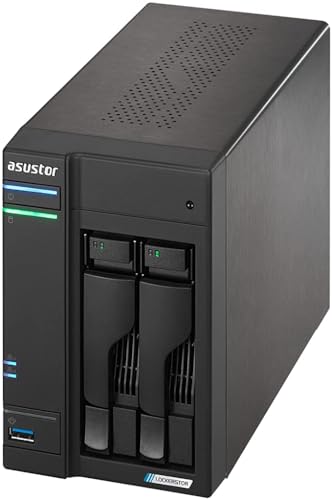 Asustor Lockerstor 2 Gen2 AS6702T - 2 Bay NAS, Quad-Core 2.0 GHz CPU, 4X M.2 von Asustor