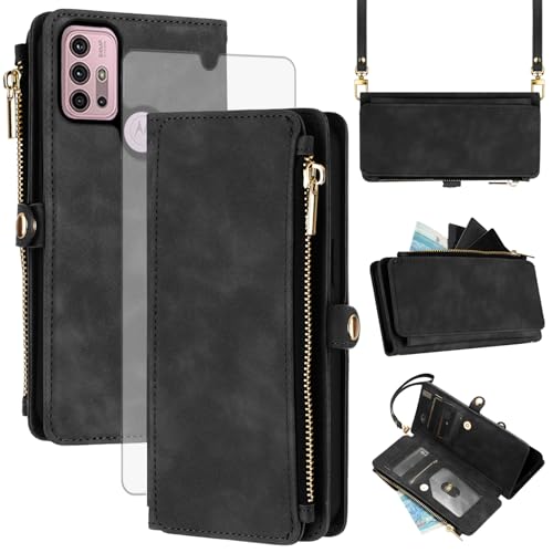 Asuwish Handyhülle für Motorola Edge 50 Pro Hülle mit Band und Folie Schutzfolie RFID Kartenfach Klappbar Leder Blumen Geldbörse Ständer Moto Edge50 50Pro Handy Hüllen Schutzhülle Phone Case Schwarz Asuwish Handyhülle für Motorola Edge 50 Pro Hülle mit Band und Folie Schutzfolie RFID Kartenfach Klappbar Leder Blumen Geldbörse Ständer Moto Edge50 50Pro Handy Hüllen Schutzhülle Phone Case Schwarz von Asuwish