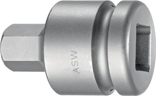 Asw Kraftschraubersteckschlüsseleinsatz 745 3/4 Zoll i6-KT.SW 24mm L.62mm von Asw