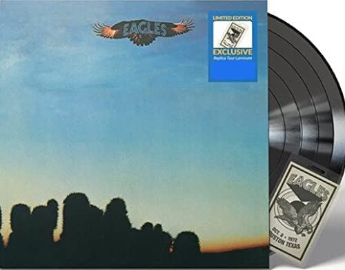 Eagles, Self Titled Eagles Vinyl, Replica Tour Laminate Exclusive von Asylum Records