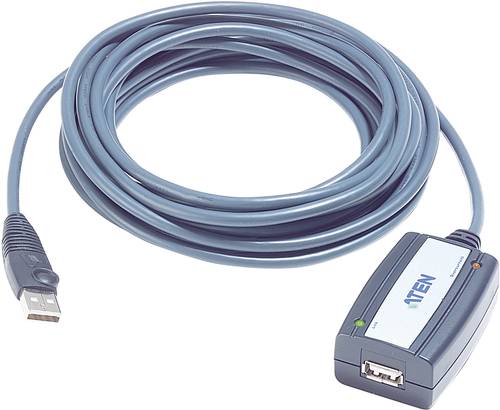 ATEN USB-Kabel USB 2.0 USB-A Stecker, USB-A Buchse 5.00m Schwarz UE250-AT von Aten