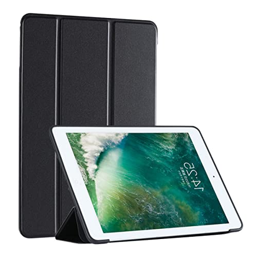 Atiyoo iPad Mini 6 Tablet Hülle, iPad Mini 6 Slim Schutzhülle, iPad Mini 6 Lmitation Leder Silikon Sleeve, für iPad Mini 6. Generation, Schwarz von Atiyoo